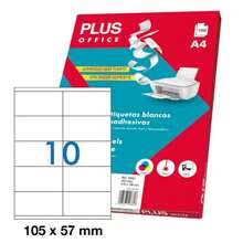 Bords droits 105 mm x 57 mm, 10 feuilles