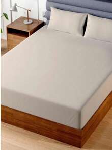 Fitted Sheet 100% Cotton – Single & Double Sizes – 100x200 Cm & 180x200 Cm – Breathable, Elastic & Durable – MADE IN TURKEY