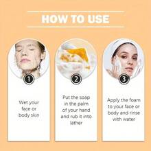 Turmeric Soap Oil Set, Turmeric Wash And Care 4 Piece Set, Turmeric Soap & Essential Oil Set, Turmeric Facial Cleanser, Turmeric Lemon & Kojic Soap Bar For Face & Body Cleansing Pads - Màu vàng - Xem 10