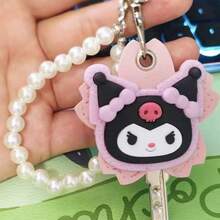 Sanrio Sanrio 1 szt., śliczny brelok do kart Sanrio Hello Kitty z kreskówkową grafiką, ochraniacz na karty, okrągłe etui na karty, odpowiedni na Halloween, Boże Narodzenie, prezent na ukończenie szkoły, wystrój domu, prezenty dla dziewczyny, drobne upominki, upominki na imprezę, prezenty urodzinowe dla przyjaciół, prezenty na ukończenie szkoły dla kolegów z klasy, artykuły szkolne, breloki na Halloween, pomysły na prezenty na Dzień Nauczyciela, akcesoria do toreb, smycze z uchwytem na identyfikator, akcesoria samochodowe, zawieszki do toreb