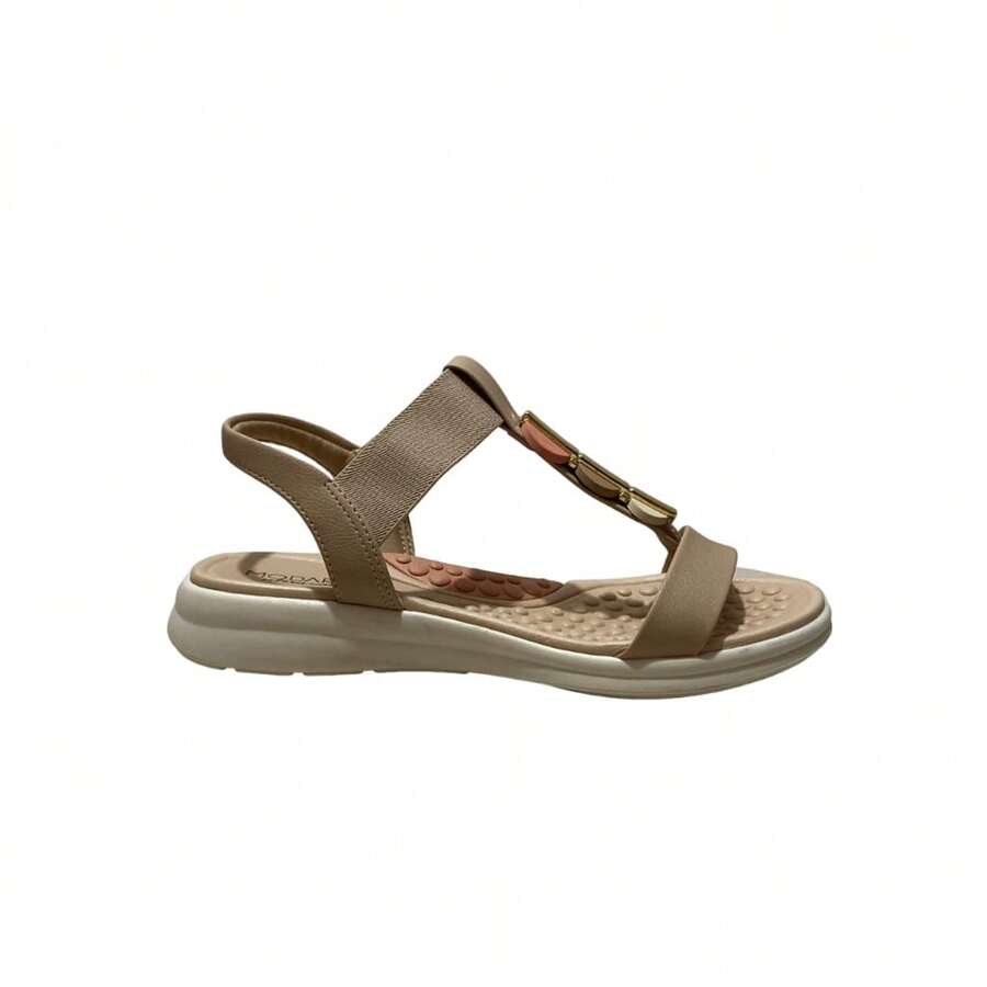 Modare Ultraconforto Women's Sandals In Napa Elastic Ref: 7174.109 Beach - 奶油 - 查看 1