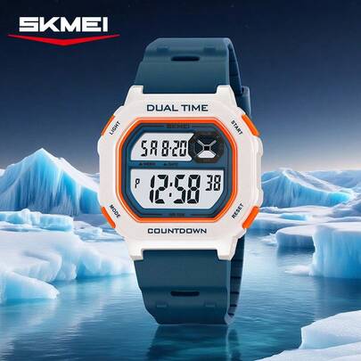  Reloj digital multifuncional SKMEI 2543 Nuevos Lanzamientos, Reloj digital resistente al agua para hombres