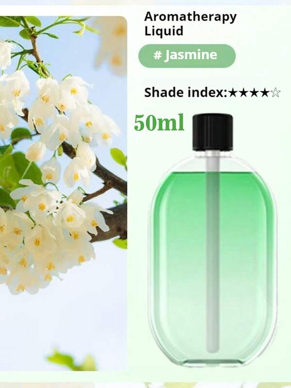50 ml Huile essentielle de parfum de jasmin, convient pour diffuseur d'arômes, recharge d'huile parfumée, arôme sans flamme