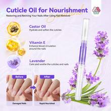 SAVILAND Acetone UV Nail Polish Remover 50ml Set: Manicure Accessories Removes For Nail Polish, Gel Nail Polish, Acrylic, Nail Glue, Nail Tips, Tip Glue Shellac Remover For Dip Powder For Home Salon - 紫色 - 查看 3