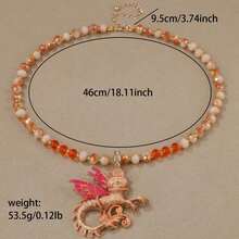 1 buc. Colier vintage în ediție limitată, cu design 3D de pisică, de nișă luxoasă, exagerată, de lux, bijuterii de modă de înaltă calitate, realizat din bază de aliaj cu accente de pietre prețioase, potrivit ca și cadou pentru Halloween, Crăciun și alte ocazii speciale, cum ar fi purtarea zilnică, petreceri, banchete.