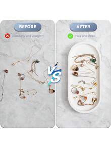 1/2pcs White Marble Silicone Tray, Bathroom Vanity Storage Tray, Bathtub Tray Decoration, Silicone, Kitchen Stand Waterproof Small Storage Tray For Dressing Table Soap Shampoo Candle Towel Plant Jewelry Ring Desk Home Decor For Women Storage Organizer Travel Holiday Essential Fall Decor Autumn Halloween