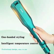 Chapinha Alisadora de Cabelo Anti-Queimadura, Chapinha Alisadora de Alto Poder e Baixo Ruído para Cachos Soltos e Sedosos, Salão