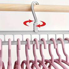 Space-Saving 9-Hole Clothes Hanger - Durable, Foldable Design For Efficient Storage Of Shirts, Pants, Bags & More - Ideal For Dorms & Bedrooms, Clothes Organizer Storage,Drying Clothes Rack, Magic Pant Rack