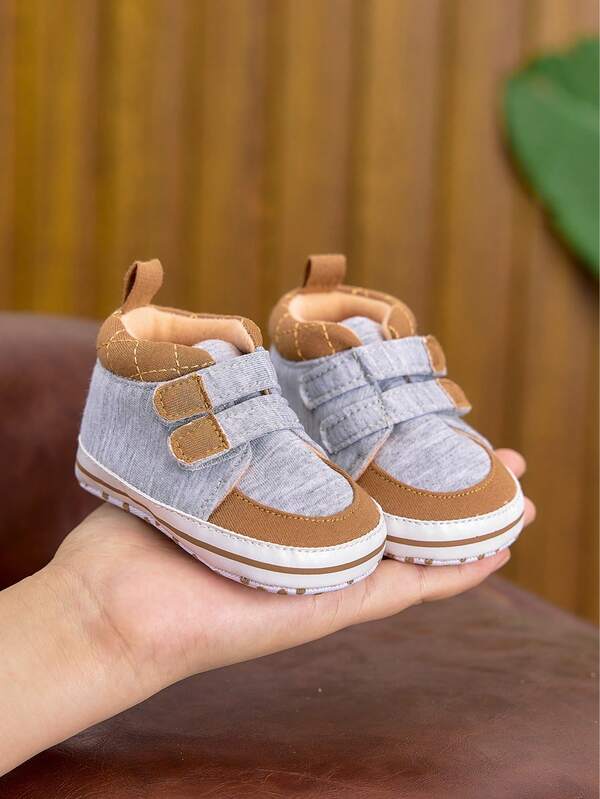 أحذية رضع ناعمة الأرضية، أحذية قماش عصرية كاجوال، مناسبة للرضع من الأولاد والبنات، للاستخدام الداخلي والخارجي