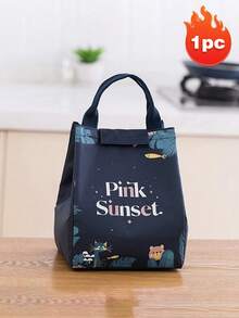 Large Capacity Work Lunch Bag Reusable Insulated Lunch Bag Work Student Storage Lunch Box Bag Fruit Insulated Bag Back To School - Multicolor - View 13