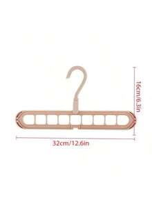 9-Hole Multi-Functional Foldable Space-Saving Plastic Rotating Hanger (Slight Surface Blemish, Does Not Affect Use)