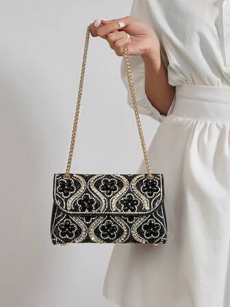 闪亮、闪耀、迷人、优雅、精致、安静奢华的晚宴包，适合派对、婚礼、舞会、晚宴/宴会，搭配婚纱、礼服、舞会礼服、生日礼服