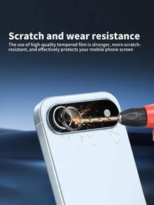 3 paquetes de protectores de lente de cámara para iPhone 17 Air, 17, 17 Pro, 17 Pro Max, 16, 15, 14, 13, 12, 11, película de vidrio templado de dureza 9H, modo nocturno, antiarañazos, antihuellas dactilares, sin burbujas, protector de lente de teléfono móvil aplicable a protección diaria, oficina, hogar, cubierta de cámara de teléfono a prueba de agua, a prueba de golpes, resistente a arañazos