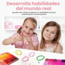 17000 Cuentas para Pulseras, kit para Hacer Pulseras Cuentas Pulseras, Kit de Cuentas, Letras para Pulsera Cuentas para Hacer Pulseras y Collares, Cuentas de Letras Cuentas para Bisuteria - 5000+ Piezas - Ver 5