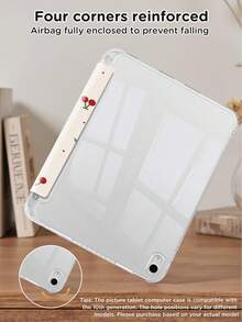 极简樱桃Y型折叠平板电脑保护套，兼容iPad Mini 6/7/9.7/10.2/10.5/10.9/12.9/Pro 11（第十代），支持多角度调节，6种安装模式，内置笔槽，兼容iPad Air 11英寸（M2）2024款和iPad Air 11英寸（M3）2025款。 - 彩色 - 查看 11