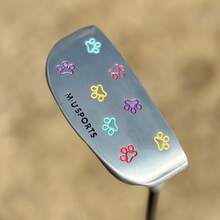 1pc Musports Claw Golf Putter With Head Cover, 32-36 Inches – Right-Handed, Steel Shaft, Zinc Alloy Head, Rubber Grip, Improves Ball Speed & Accuracy, Detachable Weight For Fit, Enhanced Ball Speed | Sports Equipment | Forged Steel Construction - Silver - View 2