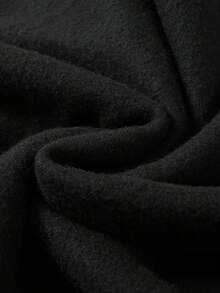 Sudadera con capucha de la Universidad de la Ciudad de Halloween - Estampa de calabaza geométrica, sudadera casual con bolsillo, 100% poliéster, ligeramente elástica, para usar en cuatro estaciones, ideal para usar informalmente los fines de semana - Negro - Ver 4