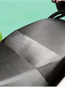 1pc Black Motorcycle/Scooter Seat Leather Repair Tape, Waterproof Leather Patch For Electric Bike Seat Cushion Restoration - Black - View 3