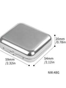 1, Mini Metal Ashtray, Portable Small Ashtray, Outdoor Portable Pocket Ashtray, Creative Car Smoking Accessories