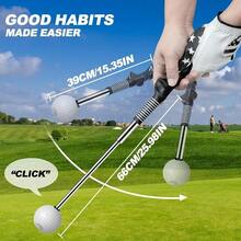 Retractable Golf Swing Trainer, Indoor Golf Practice Rod With Sound Effect, Suitable For Golf Swing Motion Practice