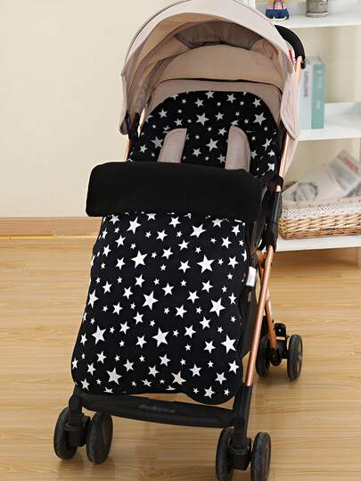 1 pieza Almohadilla para asiento de cochecito de bebé, Cubierta para los pies cálida, a prueba de viento, para otoño/invierno