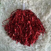 2/4/6/12pcs Cheerleading Flower Pom Poms, Cheerleading Pompoms Dance & Sports Accessories