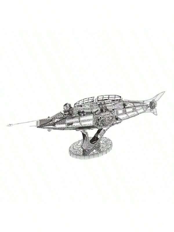 Modelo de Quebra-cabeça Metálico 3D Montagem DIY de Fivela de Aço Inoxidável, Colorido, Navio de Cruzeiro Bauhínia de Hong Kong, Tianshixiaolun, Submarino Nuclear, Destróier da Classe Burke, Salva-vidas, Sem Cola, Presente de Aniversário, Hong Kong, Montagem Metálica DIY, Metal 3D