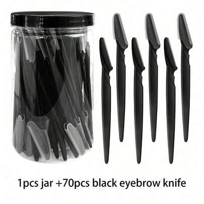 170件套+收纳盒，包含多色眉毛修剪器和剃须刀套装，眉毛修剪器和剃须刀，化妆品，价格实惠，房间装饰，梳妆台，旅行，卧室，化妆配件，眉毛剃刀，价格实惠，圣诞礼物，化妆品，化妆工具，便宜，礼物，女士礼物，圣诞礼物，赠品，旅行，廉价商品，旅行必备