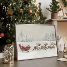 1 tấm áp phích Giáng sinh ông già Noel tuyết không khung tuần lộc xe trượt tuyết ấm cúng lễ hội nghệ thuật treo tường mộc mạc in vải canvas trang trí trang trí thẩm mỹ trang trại mùa đông cho căn hộ, phòng khách, phòng ngủ, trang trí nhà hiện đại trang trí halloween trang trí giáng sinh lễ tạ ơn đám cưới sinh nhật làm quà tặng đồ dùng cho bữa tiệc trong nhà ngoài trời vườn ngày lễ halloween cây thông Noel trang trí quà tặng lễ tạ ơn đám cưới sinh nhật làm quà tặng đồ dùng cho bữa tiệc trang trí halloween đồ trang trí halloween - Nhiều màu - Xem 2