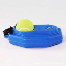 Entrenador de tenis individual portátil con pelota de rebote y cuerda para práctica de tenis por cuenta propia para adultos, estudiantes y principiantes - Multicolor - Ver 7
