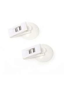 2 Stücke/4 Stücke Auto Sonnenblendenklemme, Saugnapfklemme Halterung für Sonnenblende, Vorhang, Handtuch, Karte, Ticket