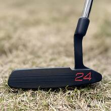 1pc With Number 24 Golf Putting Golf Club 32 33 34 35 36 Inches, Head Cover, Limited Quantity, Golf Club - Improves Ball Speed And Accuracy Through Aiming Line - Black - View 7