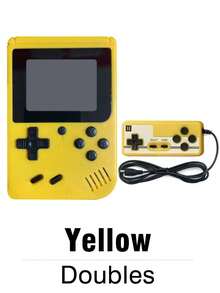 1pc Retro Game Console With 400 Nostalgic Classic Games Built In 3.0-Inch Large Screen Can Be Connected To TV Supports Two-Player Battle Old-Fashioned Red And White Machine Mini Portable Handheld Rechargeable Holiday Birthday Gift For Men And Women