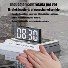 Reloj Despertador Digital con Luminosidad Regulable y Temperatura - 1 - Ver 2