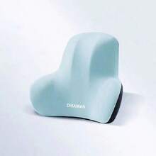 1 pezzo Set cuscino di supporto lombare ergonomico per sedia da ufficio, schienale e seduta in memory foam, rivestimento in poliestere morbido, design confortevole per il sollievo, ideale per uso domestico e in ufficio, lavabile a mano, disponibile in nero e grigio