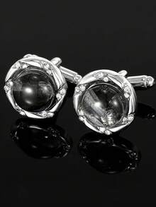 1 Paar modische & kreative Manschettenknöpfe, bunte Dekoration für Herren Anzughemden, Business Kleidung