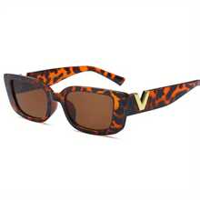 Stylish Cat Eye Women's Glasses - Luxurious V-Shaped Design, Anti-Glare Lenses, Lightweight PC Frame, Suitable For Driving And Fashion - màu đen - Xem 8