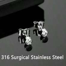 专业穿耳枪，含 30 件白钻耳钉和 50 件塑料耳环，适用于沙龙家用穿耳套装 - 小黑槍套餐 - 查看 5