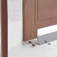 1pc Durable PVC Door Bottom Seal Strip - Self-Adhesive Upgraded Thicker Rubber Dust-Proof Seal, Soundproof, Easy To Install, Polished Surface - Suitable For Bathroom And Room Doors, Soundproof Strip | Smooth Door Seal | PVC Structure - Multicolor - View 3