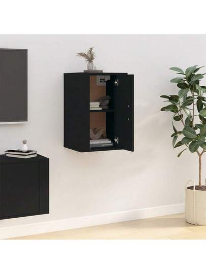 VidaXL TV Wand Unit 40x34.5x60 Cm Zwart view 5