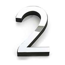 现代 3D 亚克力镜面门牌号 - 自粘式、壁挂式、贴纸式阿拉伯数字 - 适用于家庭、街道、公寓、办公室、酒店房间和邮箱地址牌的装饰艺术贴花 - 无需电池，非电动塑料材料