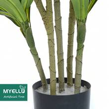 Dracaena Plant Artificial Tree Decor - Tall Fake Tree For Home Decor Faux Plant Indoor Artificial Dracaena Tree For Living Room Bedroom Office Live Streams Decorative Modern Greenery