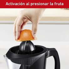 Exprimidor con 2 conos desmontables, jarra 1L, motor 40W - Negro y acero inoxidable - 1 - Ver 7