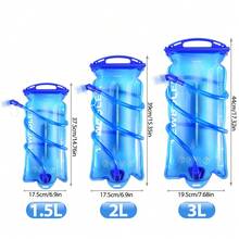 NEWBOLER Water Bladder Water Reservoir Hydration Pack Storage Bag 1.5L 2L 3L Large Capacity Running Hydration Vest Backpack Outdoor Sports Water Bottle, Suitable For School, Camping And Hiking - Multicolor - View 3