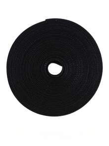 1 Rolle solider Saugnapf-Gurt, 5 Meter lang, geeignet zum Befestigen von Datenkabeln, passend für Familien mit Schulanfang. Grauer tragbarer Kabelorganizer, Datenkabel-Aufbewahrungswerkzeug, Klettband-Gurt, Kabelorganizer, für den täglichen Hausgebrauch.