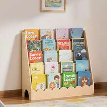 Shelf Wooden 31-40inch Light Brown