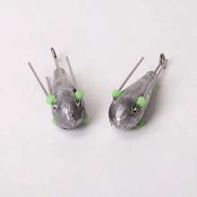 50g-100g Fishing Sinker With Luminous Beads, Wear-Resistant, Suitable For Inverted Hook Connectors And Other Fishing Gear