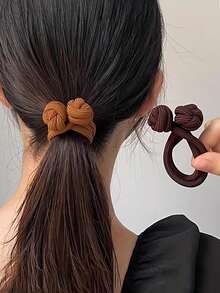 5 pezzi di elastici per capelli ad alta elasticità, essenziali per la coda di cavallo alta: accessori per capelli alla moda da donna, lacci per capelli elastici di colore solido antiscivolo, accessori per capelli di stile minimalista versatili per uso quotidiano, accessori per capelli da ragazza, accessori per capelli, autunno, viaggio, accessori per capelli, accessori da donna, accessori per capelli, regali, regali per donne, accessori per capelli, riempitivi per calze