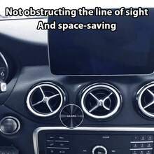 Giá đỡ điện thoại trên ô tô LCARS, Giá đỡ điện thoại trên ô tô, Phù hợp với Mercedes-Benz GLA X156 2015-2019 CLA 2013-2019 C177, Đế gắn chuyên dụng chống rung và chống rung, Đi kèm đầu hút nam châm Phù hợp với mọi điện thoại - Đầu từ SU7 - Xem 5