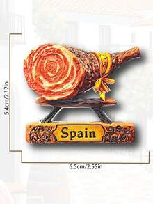 1 pieza Imán de nevera recuerdo 3D de Barcelona, España, regalo decorativo magnético